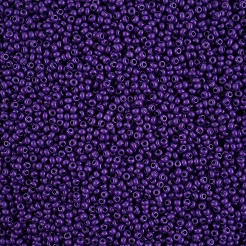Czech Seed Beads 10/0 - Purple Matte (Terra Intensive)