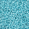 Miyuki Delica Beads 10/0 - Light Aqua Opaque Glazed Cluster