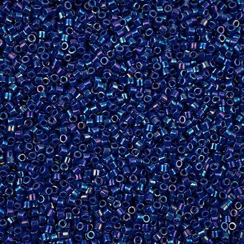 Miyuki Delica Beads 10/0 - Cobalt Blue Opaque AB