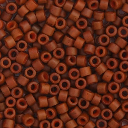 Miyuki Delica Beads 11/0 - Sienna Matte Dyed