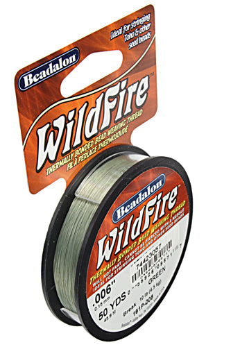 Wildfire™ Beading Thread - Green (Package)