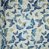 Cotton Metallic - Butterflies - White