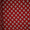 Cotton Floral - Daisy Chain - Red