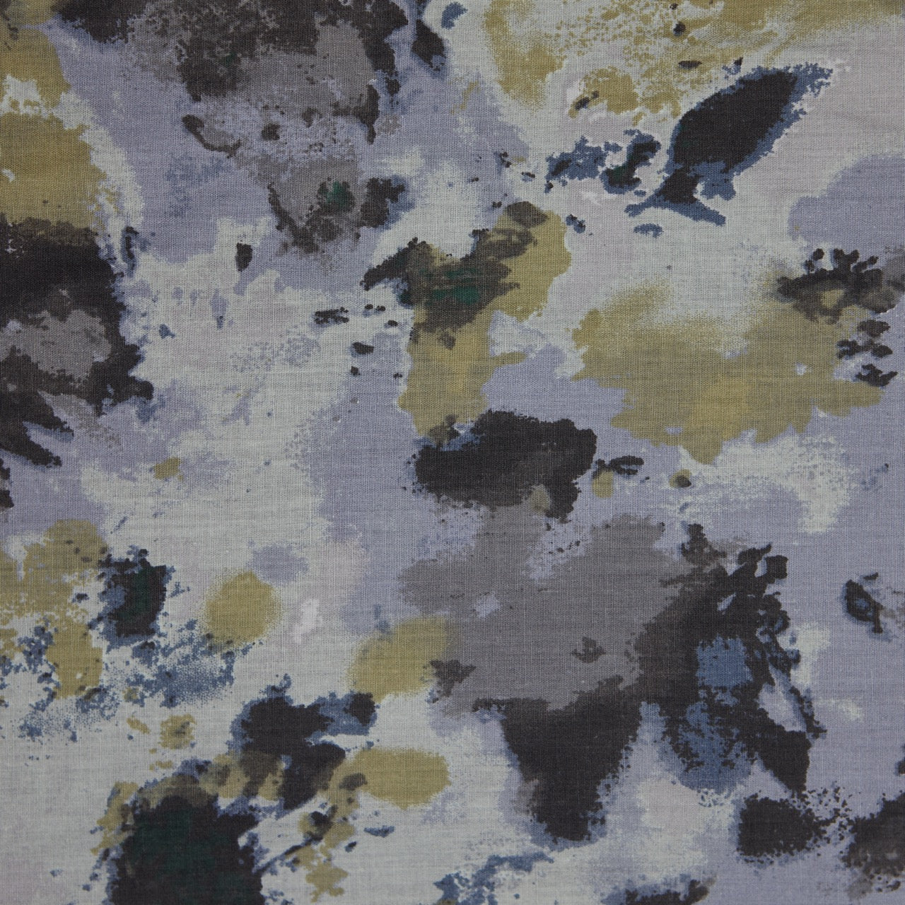 Cotton Floral - Splash Tie Dye - Grey (detail)