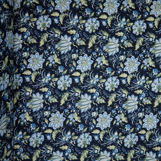 Cotton Floral - Azahar - Blue (full)