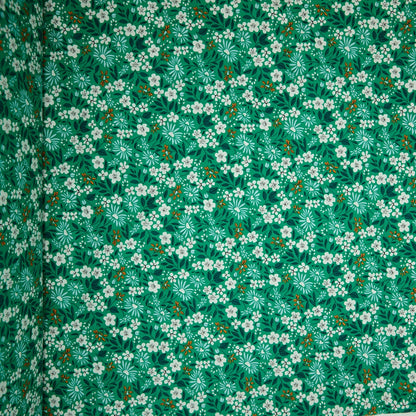 Cotton Floral - Hawaiian Field - Green (full)