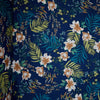 Cotton Floral - Hibiscus - Blue