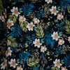 Cotton Floral - Hibiscus - Black