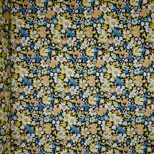 Cotton Floral - Nouveau - Yellow (full)