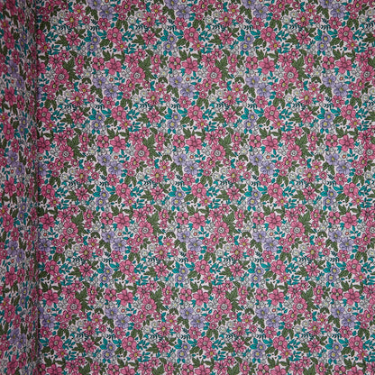 Cotton Floral - Ditsy Field - Pink (full)