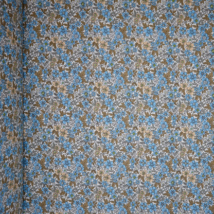 Cotton Floral - Ditsy Field - Blue (full)