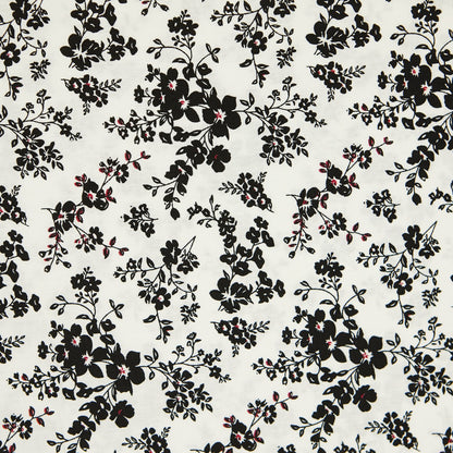 Cotton Floral - Calico - White (detail)