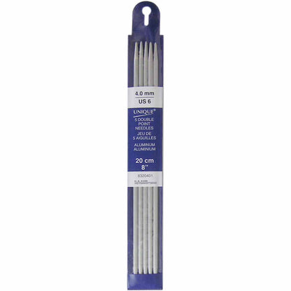 Unique® Knitting - Double Point Knitting Needles (5pc Pack) 4mm