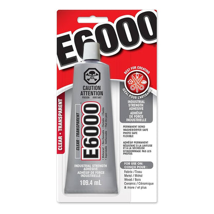 E-6000 Crafting Glue (Clear) - 3 fl oz (109.4ml)