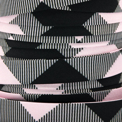 Bias Tape Aztec - Baby Pink (detail)