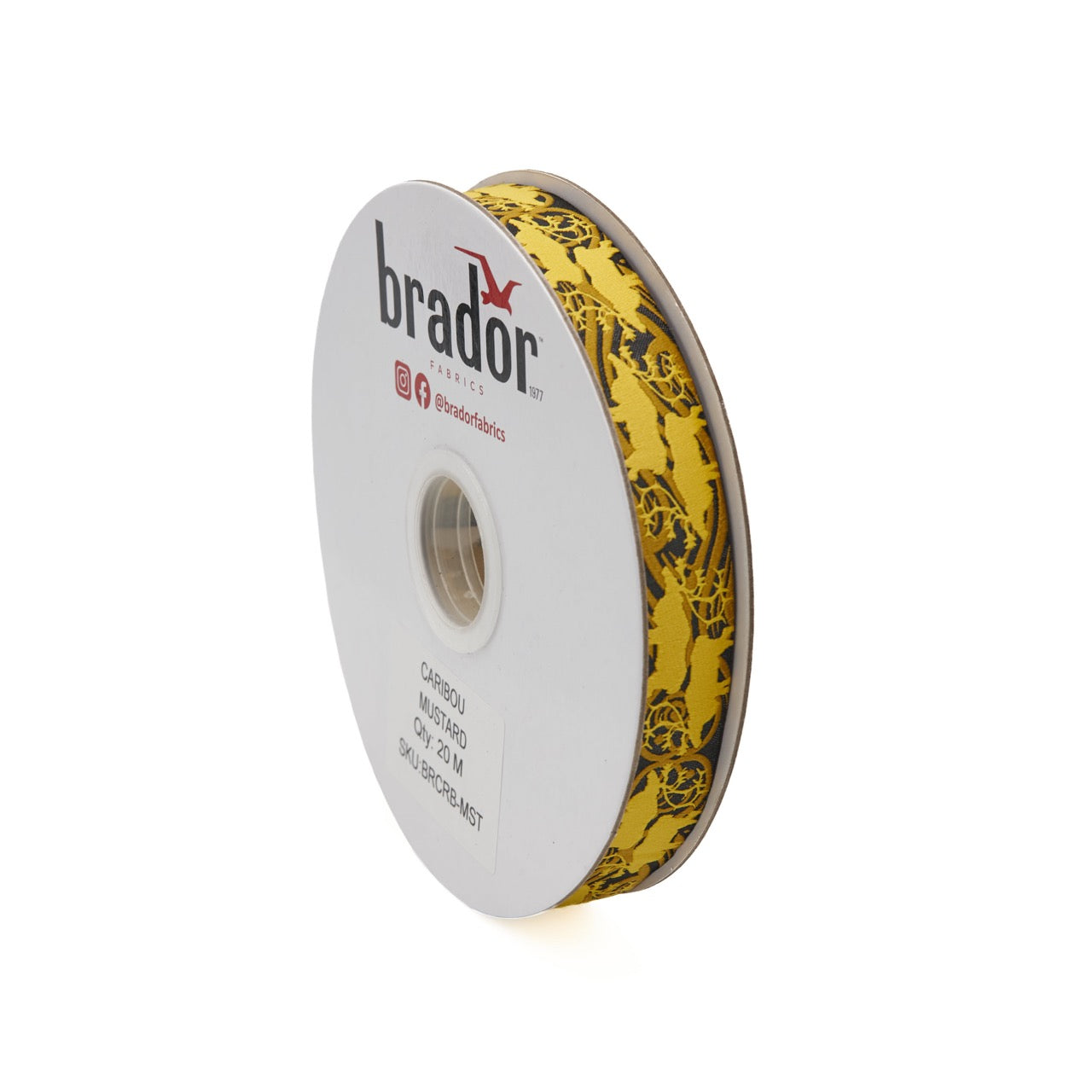 Arctic Collection® Braid / Ribbon - Caribou - MUSTARD (roll)