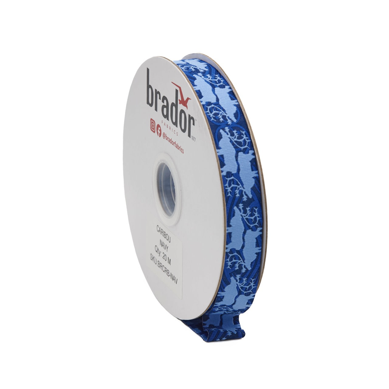 Arctic Collection® Braid / Ribbon - Caribou - NAVY (roll)