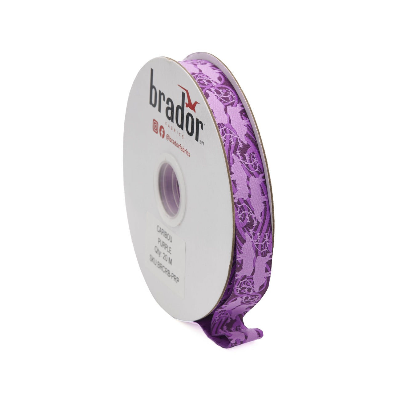 Arctic Collection® Braid / Ribbon - Caribou - PURPLE (roll)