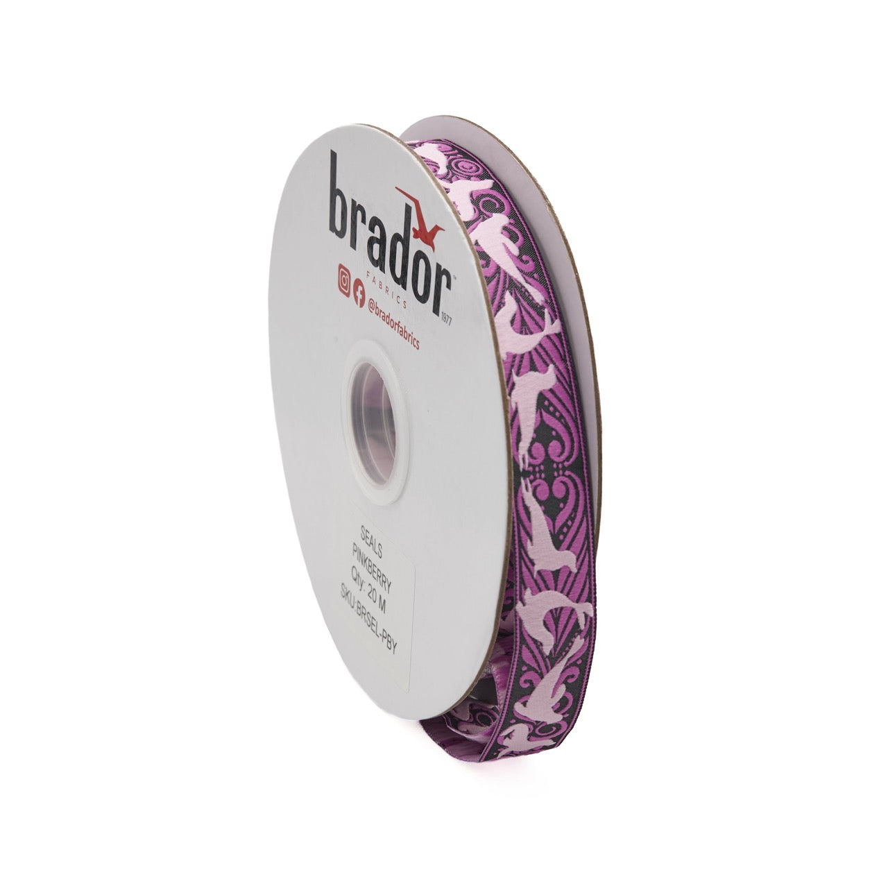 Arctic Collection® Braid / Ribbon - Seals - Roll - purple