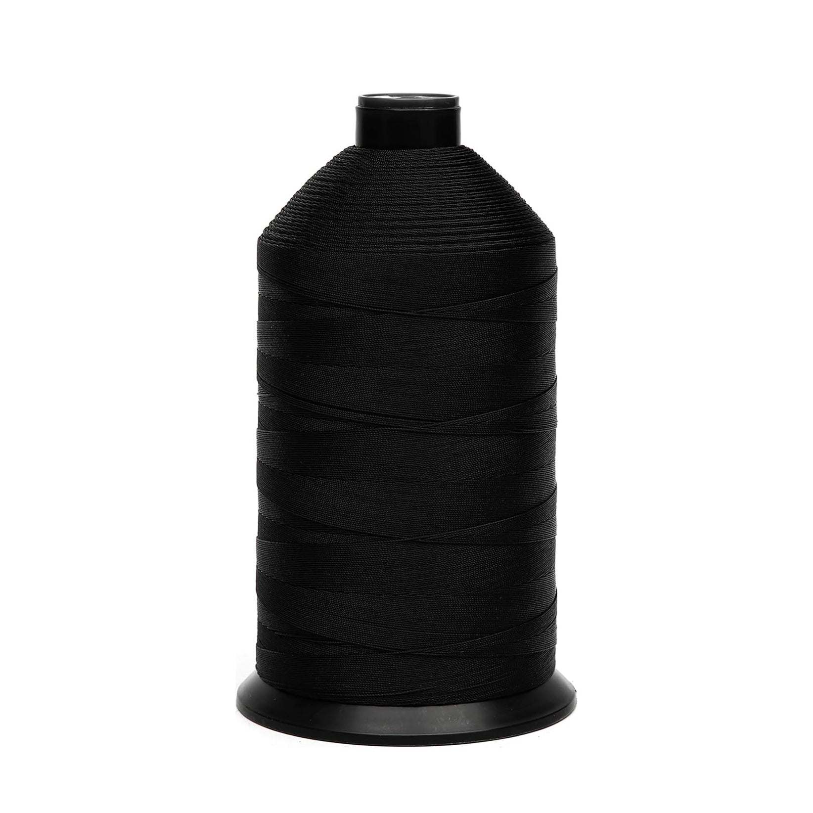Large spool of black Bonded thread Canvas