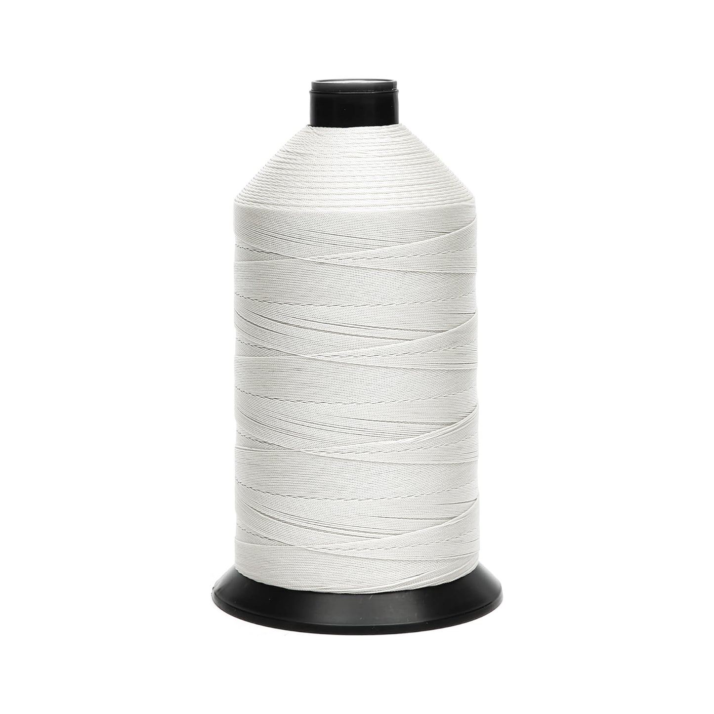 Spool of white Bonded thread