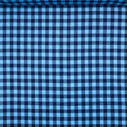 Flannel - Baby Blue SS Plaid
