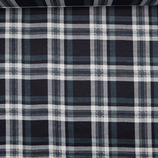 Flannel - Charcoal / Pewter Plaid