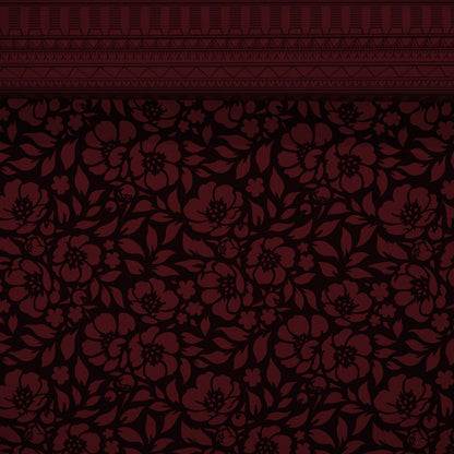 Commander® Azalea Floral (Solid) - Burgundy