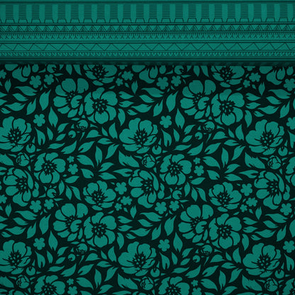 Commander® Azalea Floral (Solid) - Emerald (roll)