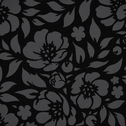 Commander® Azalea Floral (Solid) - Pewter (Mid-Grey) - detail
