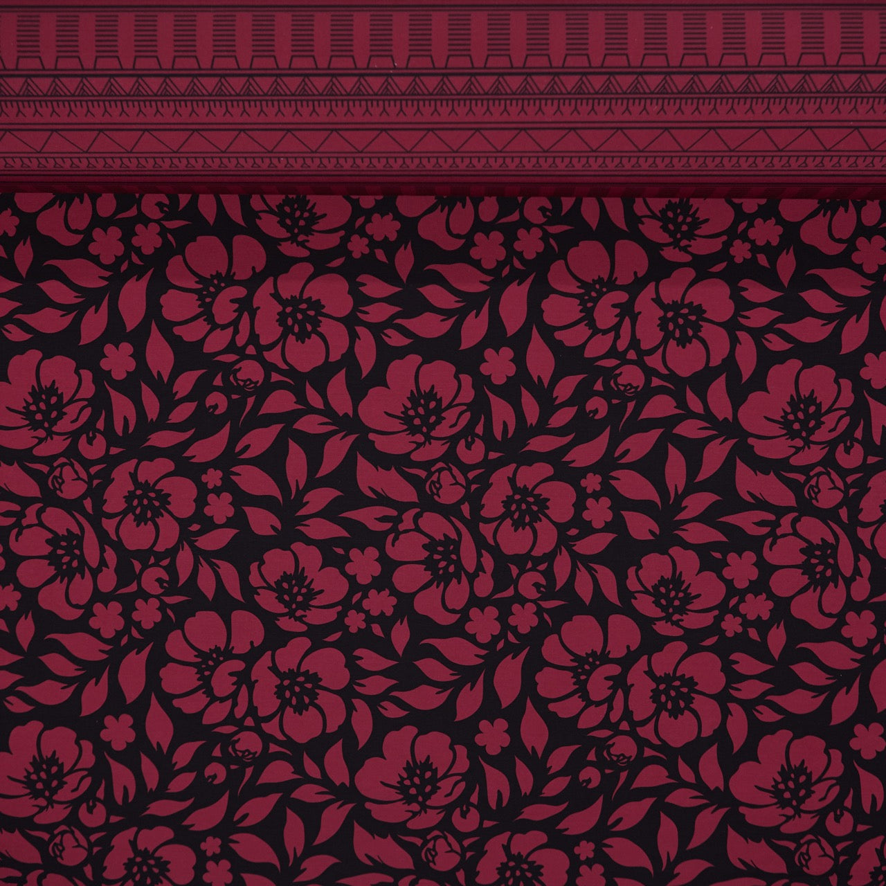 Commander® Azalea Floral (Solid) - Raspberry (roll)