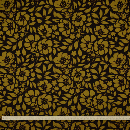 Commander® Azalea Floral (Solid) - Mustard (measured)