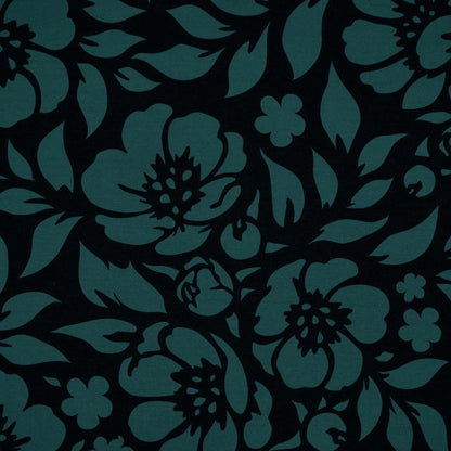 Commander® Azalea Floral (Solid) - Turquoise (detail)