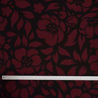 Commander® Tunniit Floral (Azalea) - Burgundy (2-Sided) - sizing