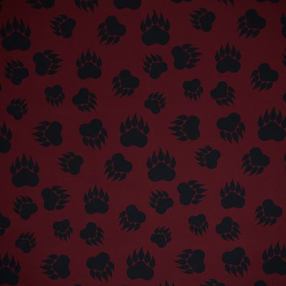 Commander® Bear Paw - Burgundy (pattern)