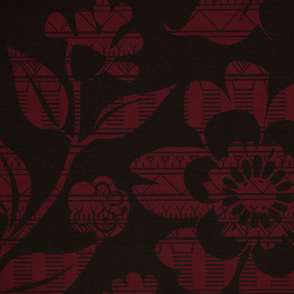 Commander® Tunniit Floral (Daisy)- Burgundy (detail)