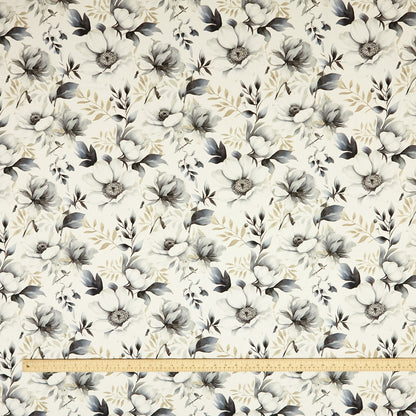 Commander® Floral - White Sand (sizing)