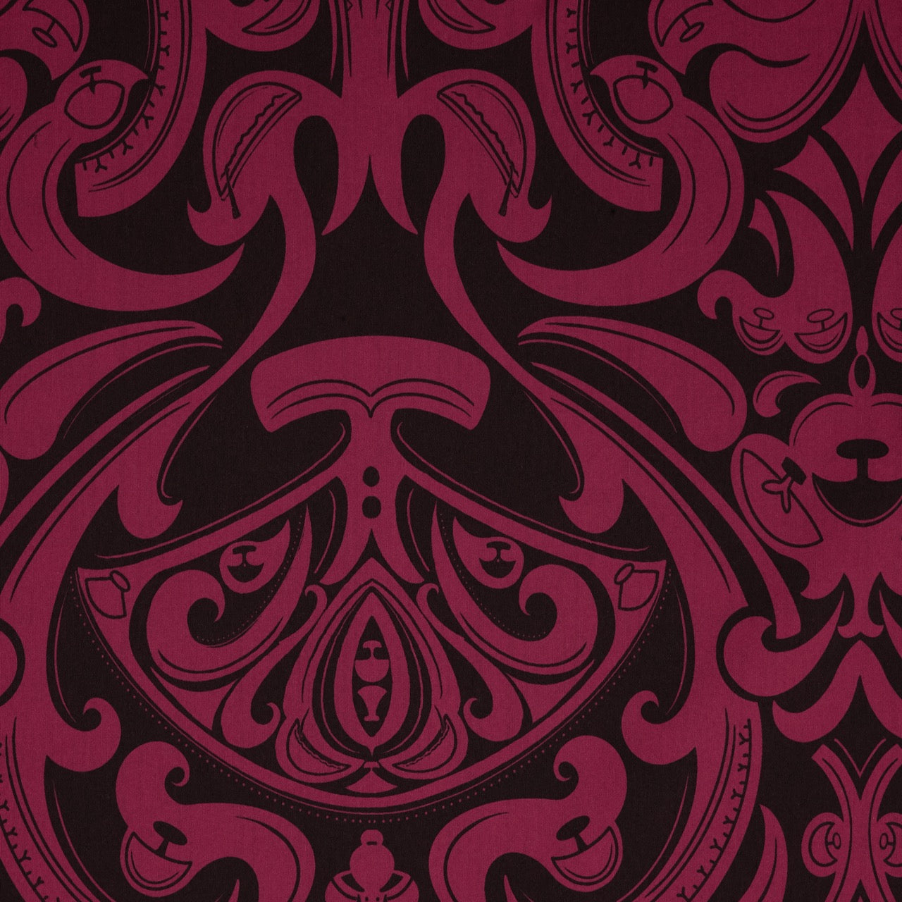 Commander® InukChic® Damask Ulu XL (9.5) - Raspberry