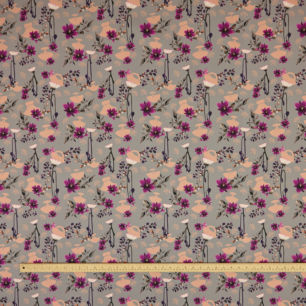 Commander® Ulu Floral by Martha Kyak - Grey (sizing)