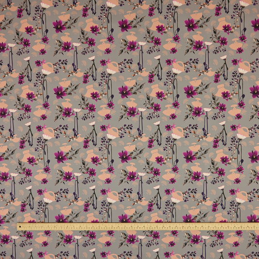 Commander® Ulu Floral by Martha Kyak - Grey (sizing)