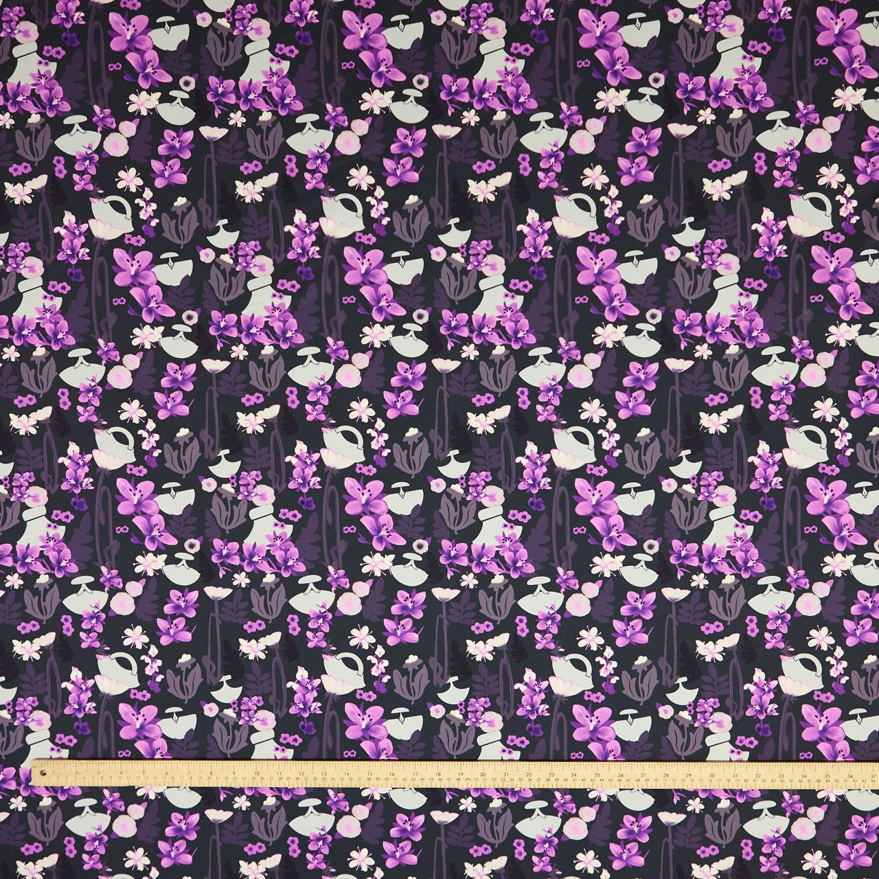 Commander® Ulu Floral by Martha Kyak - Charcoal (sizing)