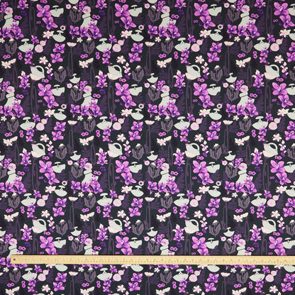 Commander® Ulu Floral by Martha Kyak - Charcoal (sizing)