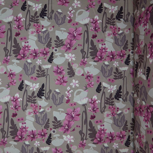 Cotton (EP) - Ulu Floral v2 by Martha Kyak (InukChic®) - Taupe