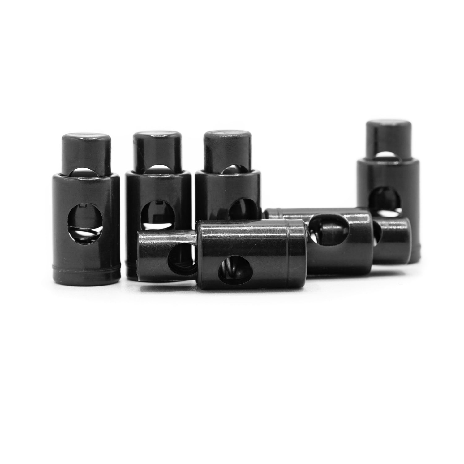 Cord Stoppers - Barrel (Black)