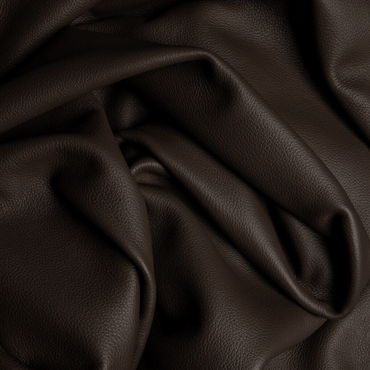 Natural Milled Cowhide - Coffee Bean (Brown)