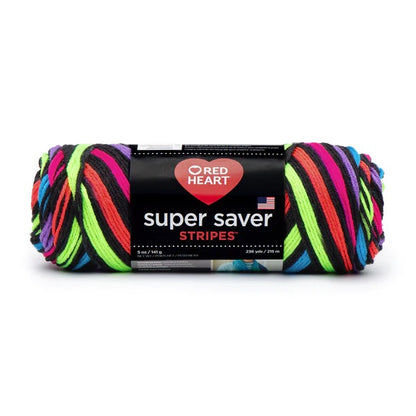 Red Heart® Super Saver - Neon Stripes