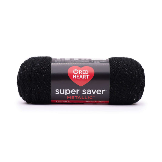 Red Heart® Super Saver - Metallic - Black
