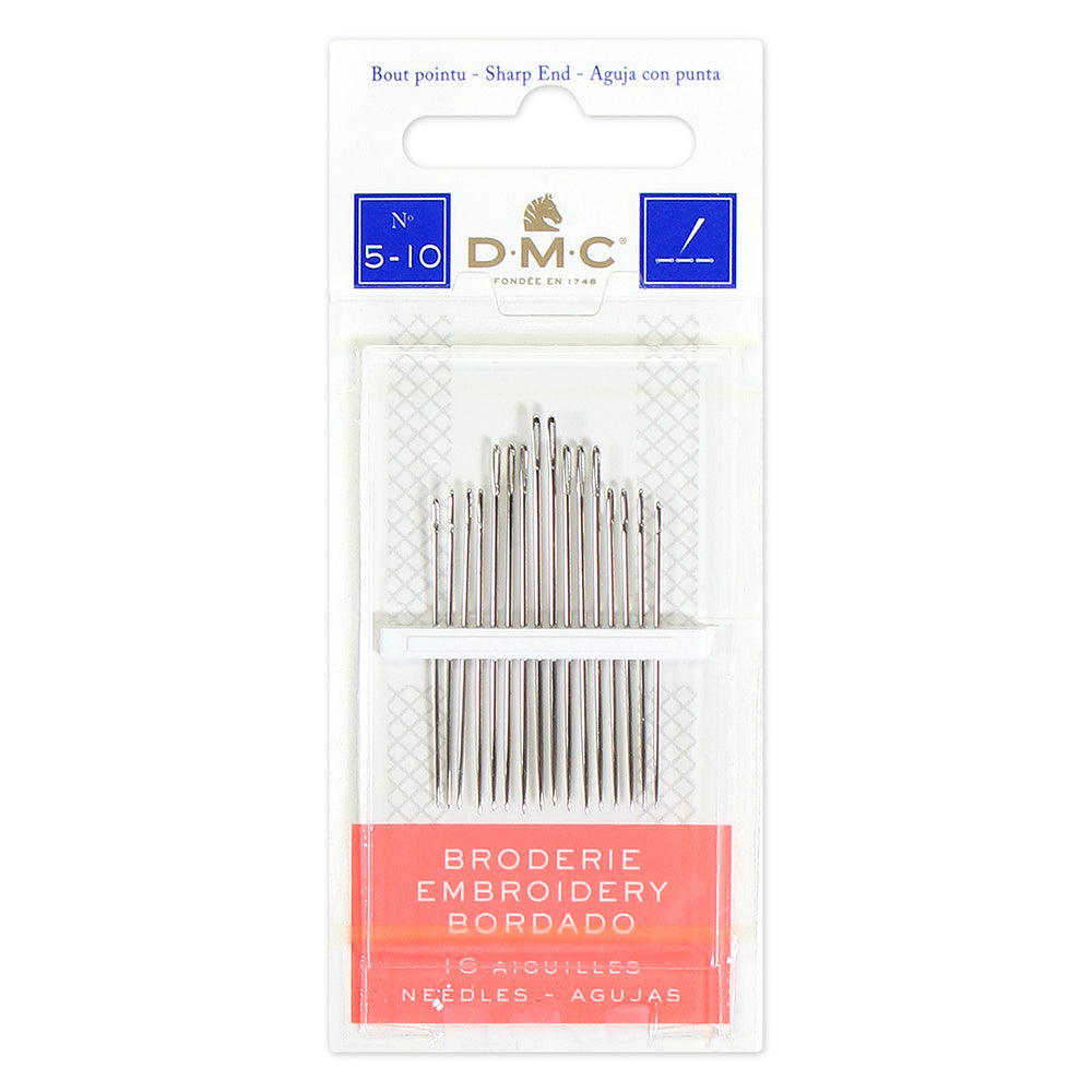 Embroidery Needles - Size 5-10 (pack)