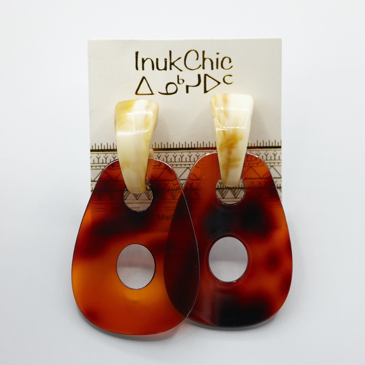 InukChic® Earring - Uqsiq - Amber (pair)