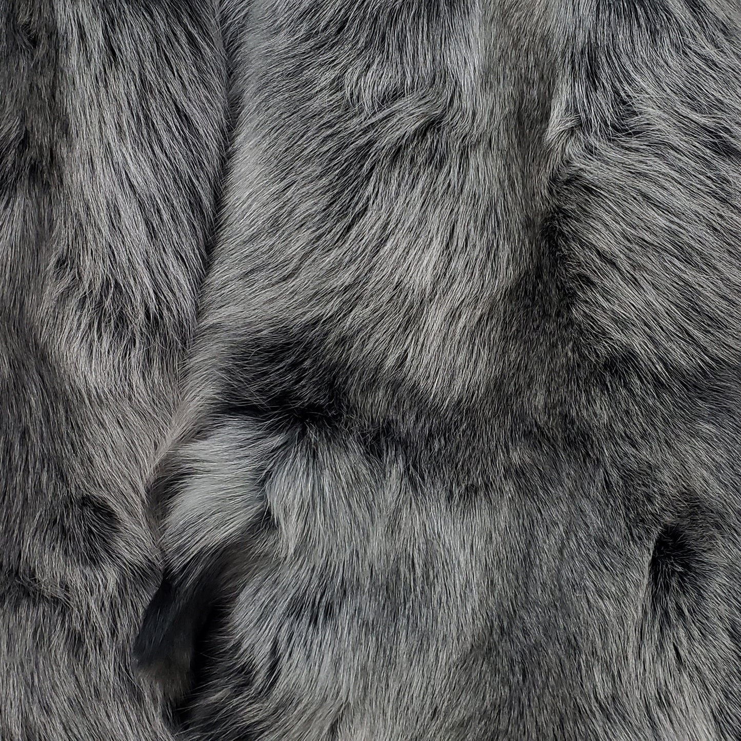 Dyed Shadow Fox Fur - Grey Frost (European Dyes)
